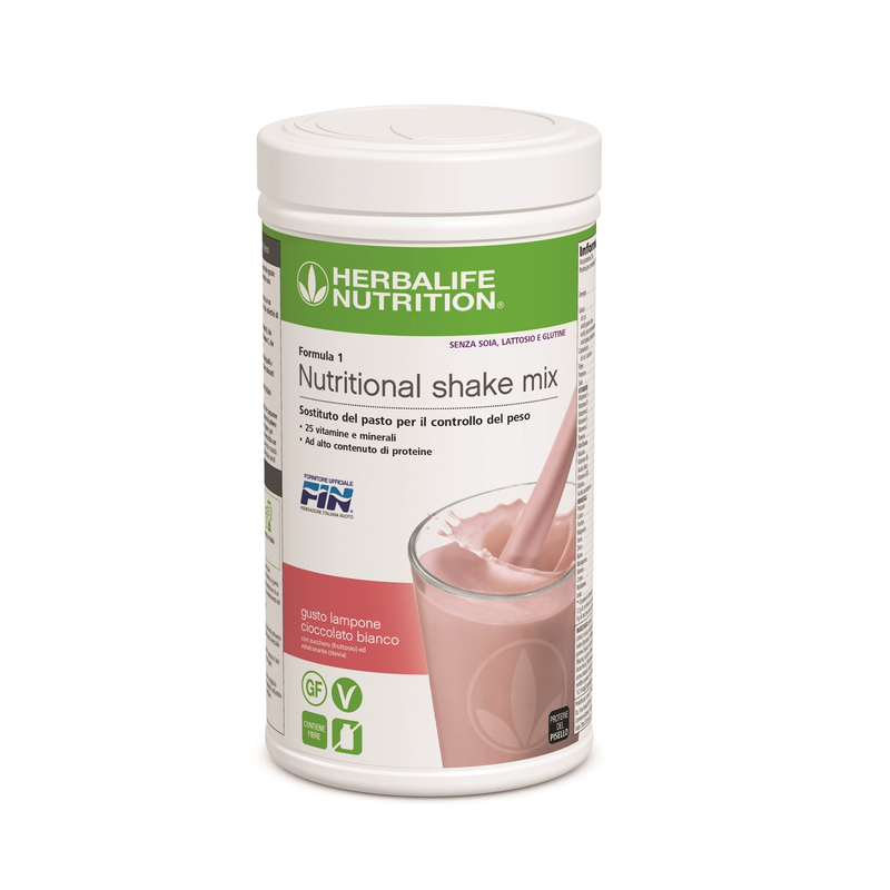 Formula 1 sostituto del pasto Free, Lampone e cioccolato bianco 500 g SKU 4469