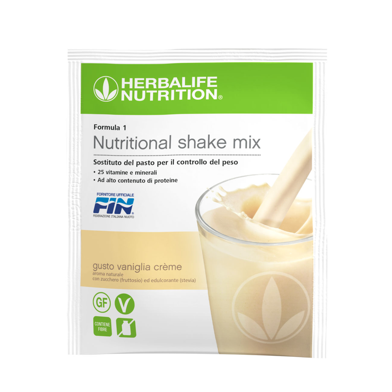 Formula 1 sostituto del pasto Vaniglia Crème 7 bustine SKU 053K