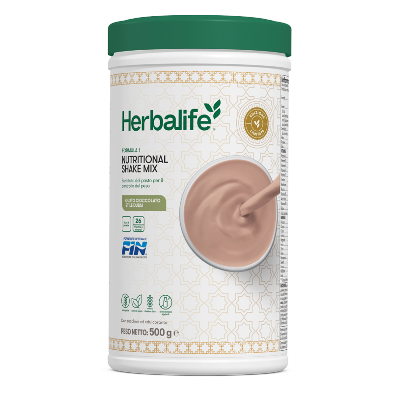Formula 1 Nutritional Shake Mix gusto cioccolato stile dubai 500 g SKU 611K Edizione limitata